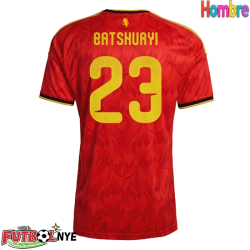 Camiseta Bélgica Michy Batshuayi #23 Primera Equipación Mundial 2026 manga corta